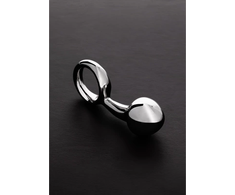 Steel By Shots Shots Steel Prostate Plug 39mm - Ergonomic Stainless Steel Intimate Device