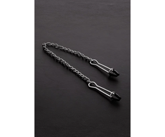 Steel By Shots Sinner Gear Adjustable Stainless Steel Nipple Clamps 33cm Chain