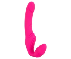 Strapless Strap On Vibruojantis dirželis be petnešėlių 2