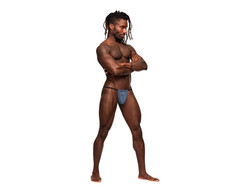 Mėlyna Male Power Mesmerizing Adjustable Posing Strap Mėlyna One Size