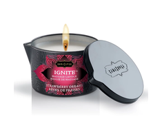Kama Sutra Ignite Massage Oil Candle Strawberry Dreams 170g