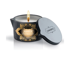 Kama Sutra Ignite Massage Oil Candle Vanilla Sandalwood 170g