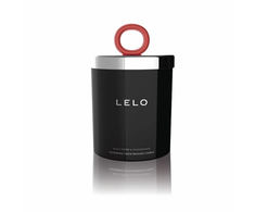 Lelo - Massage Candle Juodas Pepper &amp; Pomegranate