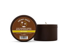 Earthly Body Nag Champa 3-in-1 Massage Candle 170g - Aromatic Oil System