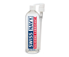 Swiss Navy Premium Silicone Lubricant 946ml - Leak-Proof Pump System