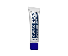Swiss Navy Premium Vanduo-Based Lubricant 10ml Leak-Proof Travel Tube