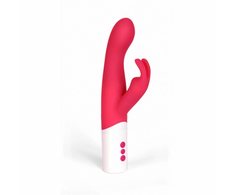 Ticklervibes Tickler Ruby Rabbit Intimate Device Magenta Silicone 225mm Dual Motor