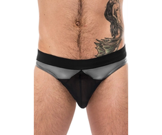 Male Power Iron Clad Bikini XL Flexible Mesh Juodas