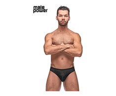 Male Power Impressions Moonshine Jock Brief L/XL Juodas Comfort Fit