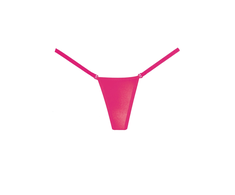 Allure Wetlook Series G-String Panty, One Size, Juodas Glossy Finish