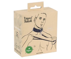 Vegan Fetish Collar Antkaklis ir pavadėlis