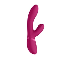 Vive By Shots Rocks-Off Kyra Pulse-Wave Dual-Ended Wand Rožinė 10-Function Silicone