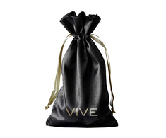 Vive By Shots Vive Satin Storage Bag Juodas - Elegant Priedas Organizer, Medium
