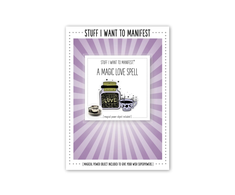 Warm Human Manifest Greeting Card Love Spell - Artistic Edition