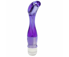 Doc Johnson Lucid Dream 14 Curved Atsparus vandeniui Vibrator 22cm Violetinė