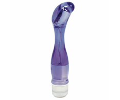 Doc Johnson Lucid Dream 14 Curved Atsparus vandeniui Vibrator 22cm Violetinė