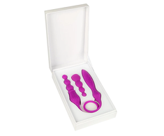 Adrien Lastic Vibrator-X2 - rinkinys (vibratorius + valdiklis)