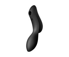 Satisfyer Curvy Trinity 2 stymulator łechtaczki su wibracjami Juodas