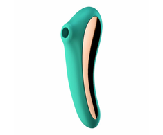 Satisfyer Dual Kiss Žalias - 2-in-1 Air-Pulse System &amp; Vibrating Model