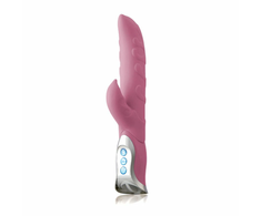 Rožinė Vibe Therapy Bliss Rožinė Silicone Intimate Machine 26cm Atsparus vandeniui 7 Modes