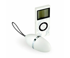 Plaisirs Secrets Vibrating Egg Baltas - Wireless Remote, 10 Modes, Compact