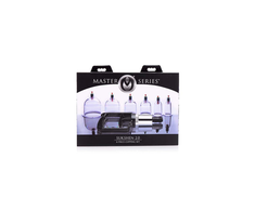 Xr Brands Sukshen Cupping Set 6-Piece - Adjustable Vacuum Therapy System ABS Clear