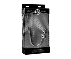 XR Brands Master Series Intimate Beaded Stainless Steel Hook 27 cm