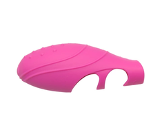 Xr Brands Rožinė Bang Her Silicone Finger Massager Rožinė 3in Ergonomic Vibrating System