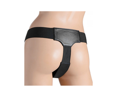 Xr Brands Blush Bella Adjustable Velvet Strap-On Harness with Padded Support Panel