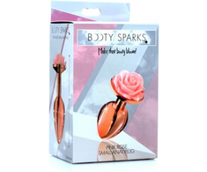 Rožinė XR Brands Rose Gold Aliuminio Plug Small Rožinė Flower Top