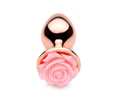 Rožinė XR Brands Rose Gold Aliuminio Plug Small Rožinė Flower Top