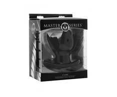 XR Brands Master Series Claw Expanding Anal Dilator - Flexible Plug, Juodas