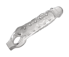 XR Brands Clearly Ample Intimate Extension Sleeve Transparent 16 cm