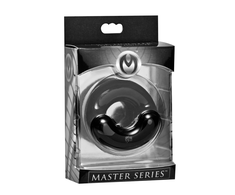 XR Brands Master Series Dual Compartment Intimate Support Ring Juodas