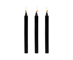 Xr Brands Dark Drippers Fetish Drip Candles Set of 3 - Low Melt, Unscented