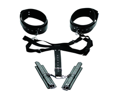 Xr Brands Master Series Adjustable Thigh and Wrist Positioning Harness Juodas
