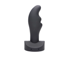 Xr Brands Zeus Electro Zinger Ribbed Silicone E-Stim Plug - Conductive, Medium