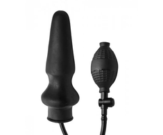 XR Brands Expand XL Inflatable Intimate Plug - Adjustable Size, Juodas