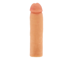 Xr Brands Fat Jack Intimate Sleeve Extension Flesh Tone TPR 22cm x 5.7cm