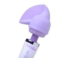 Xr Brands Wand Essentials Flutter Tip Silicone Wand Attachment Violetinė 3.5in