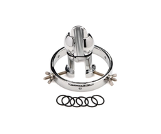 XR Brands Forced Spread Stainless Steel Expanding Plug 40mm