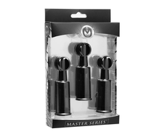 Xr Brands Fusion Triple Suction Cups Juodas Set - Adjustable Intimate System