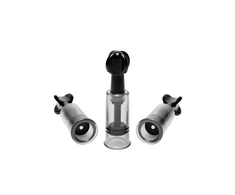 Xr Brands Fusion Triple Suction Cups Juodas Set - Adjustable Intimate System