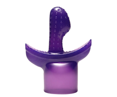 XR Brands G Tip Wand Massager Attachment Violetinė TPE 6in