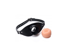 Xr Brands Pipedream Face Harness Gag with Anatomical Mouth Insert, Adjustable