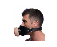 Xr Brands Pipedream Face Harness Gag with Anatomical Mouth Insert, Adjustable