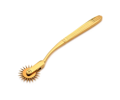 Xr Brands Gold Sensation Wartenberg Wheel Stainless Steel Golden 18cm