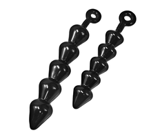 Xr Brands Master Series Anal Links Extra Large Intimate Bead Chain Juodas TPE