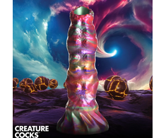 Xr Brands Creature Cocks Larva Silicone Ovipositor Model with Colorful Eggs, Large Size
