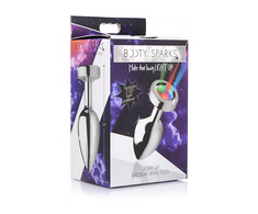 Xr Brands Light Up Medium LED Aliuminio Plug - Multicolor Lighting Effect
